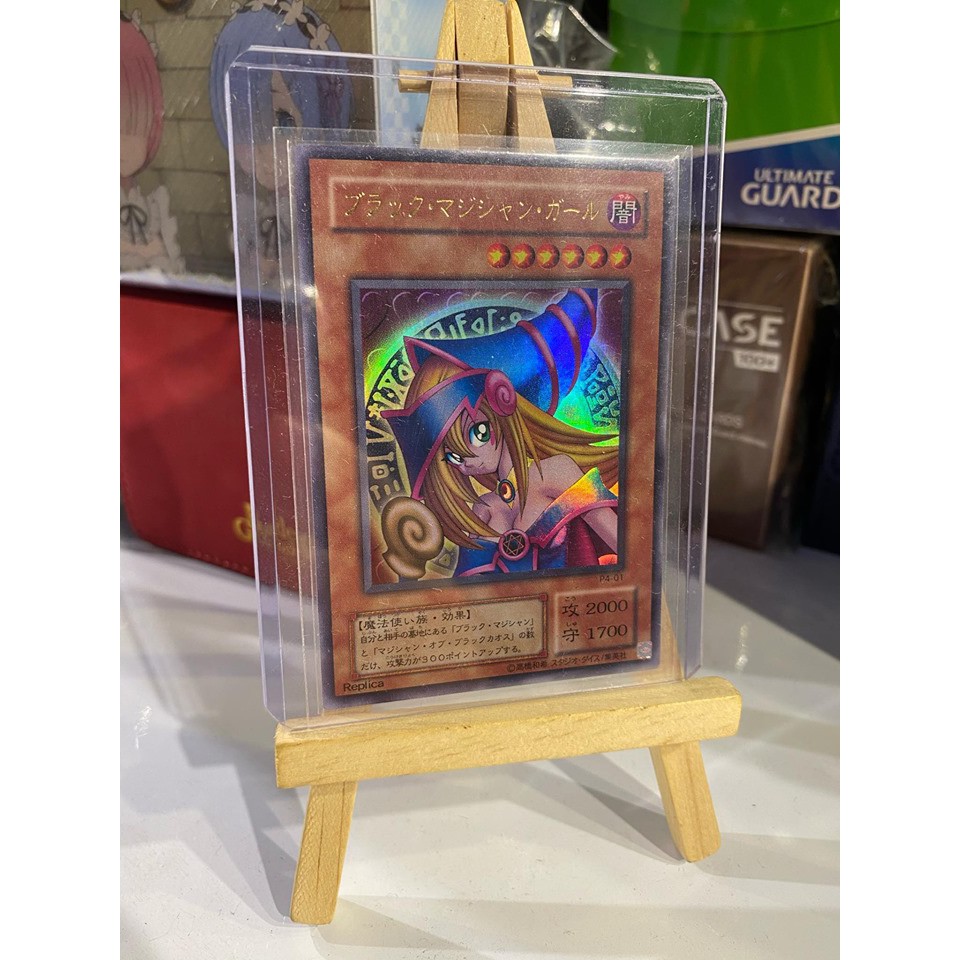 Lá bài thẻ bài Đệ tử phù thuỷ áo đen Yugioh Dark Magician Girl – Ultra Rare - card cổ 20 năm tuổi Tặng bọc bài nhựa cứng