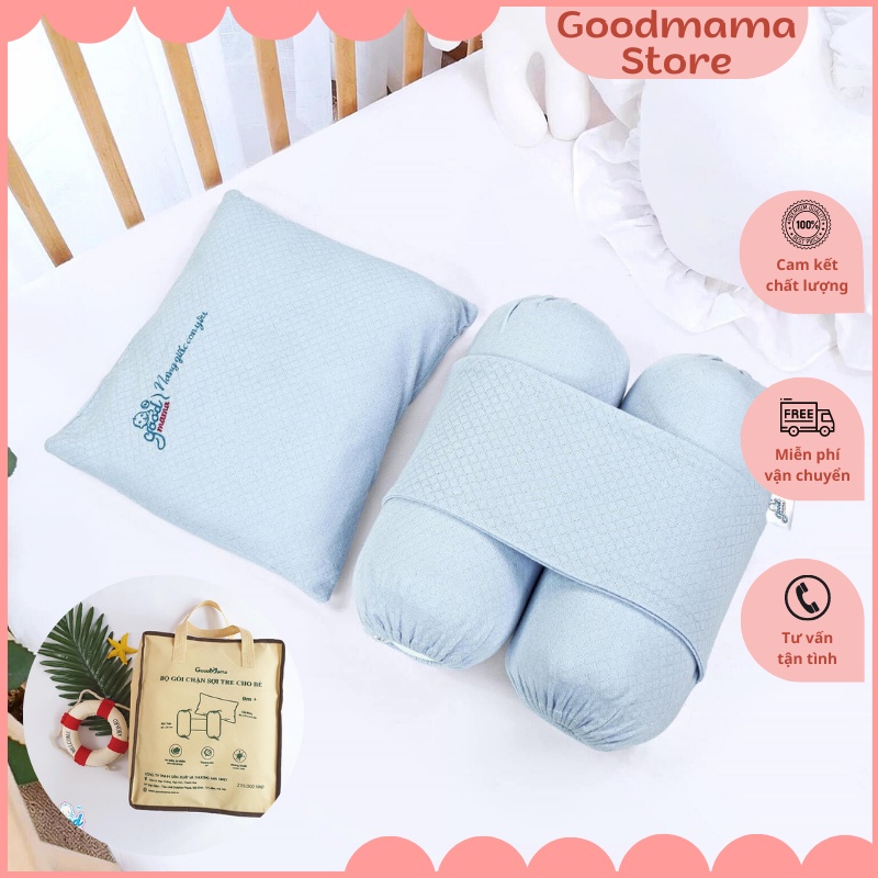 Gối chặn cho bé sơ sinh Goodmama Chính hãng giúp bé ngủ ngon, yên giấc