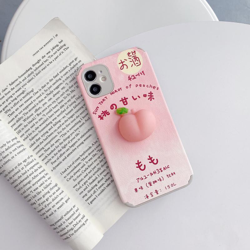 Ốp Điện Thoại Da Lộn In Hình Quả Đào Cho Oppoa9X A8R11S | BigBuy360 - bigbuy360.vn