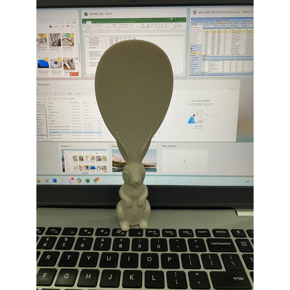 Muỗng Múc Cơm Chống Dính Hình Chú Thỏ đáng Yêu