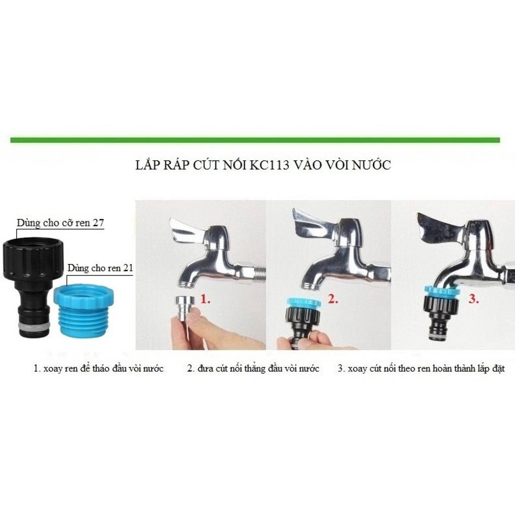 Vòi Xịt Giãn Nở, vòi dẫn nước Thông Minh 30m