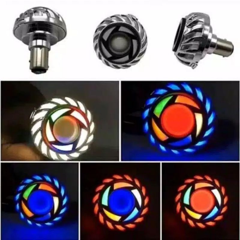 Đèn Phanh Bóng Led Hình Bán Nguyệt Chuyên Dụng Cho Xe Hơi Vixion Supra Jupiter Z Mio