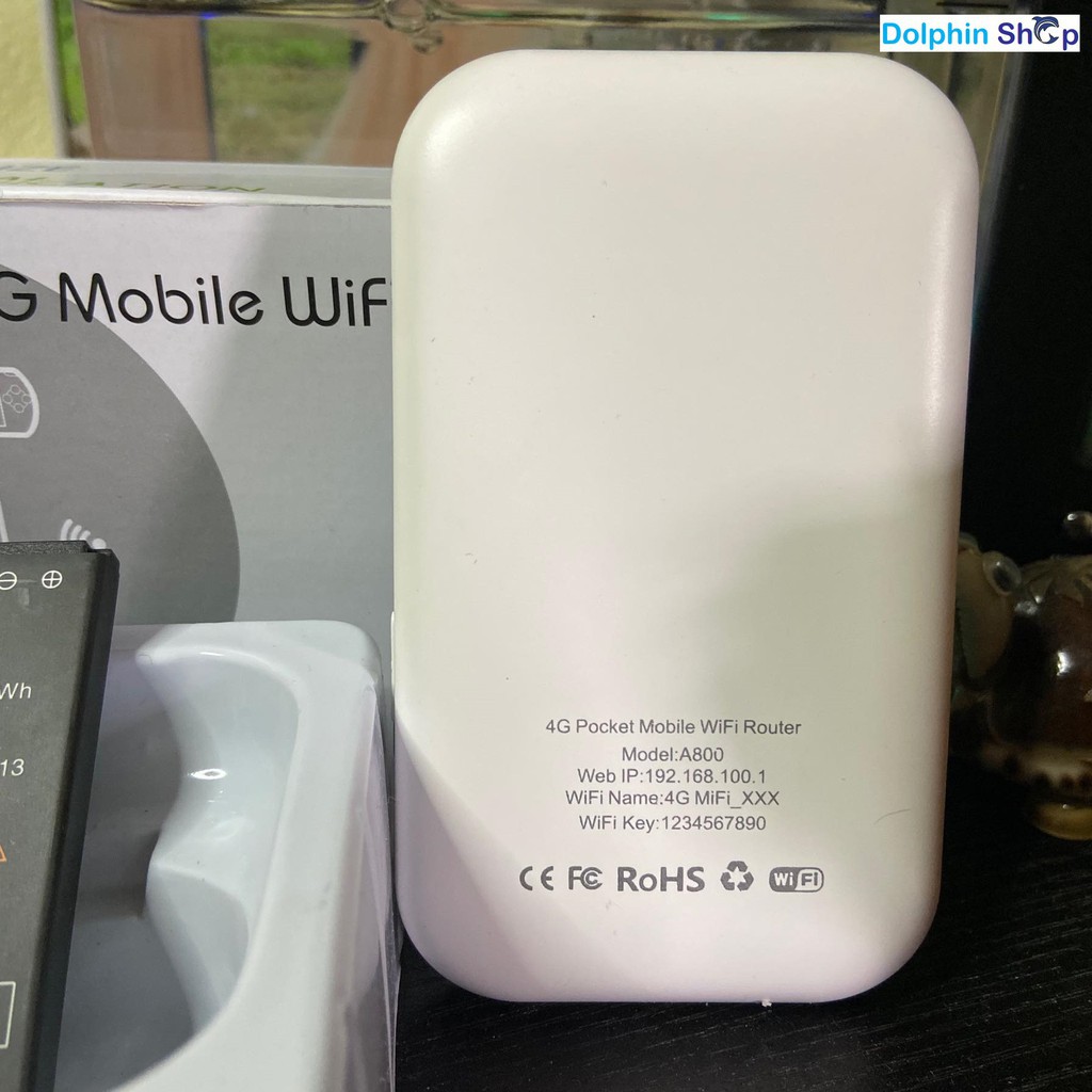 Bộ Phát Wifi 4G A800 Từ Sim 4G 3G Pin Khủng 2400mah Tốc Độ 150Mps - Hàng Loại 1 -  BH 6 tháng