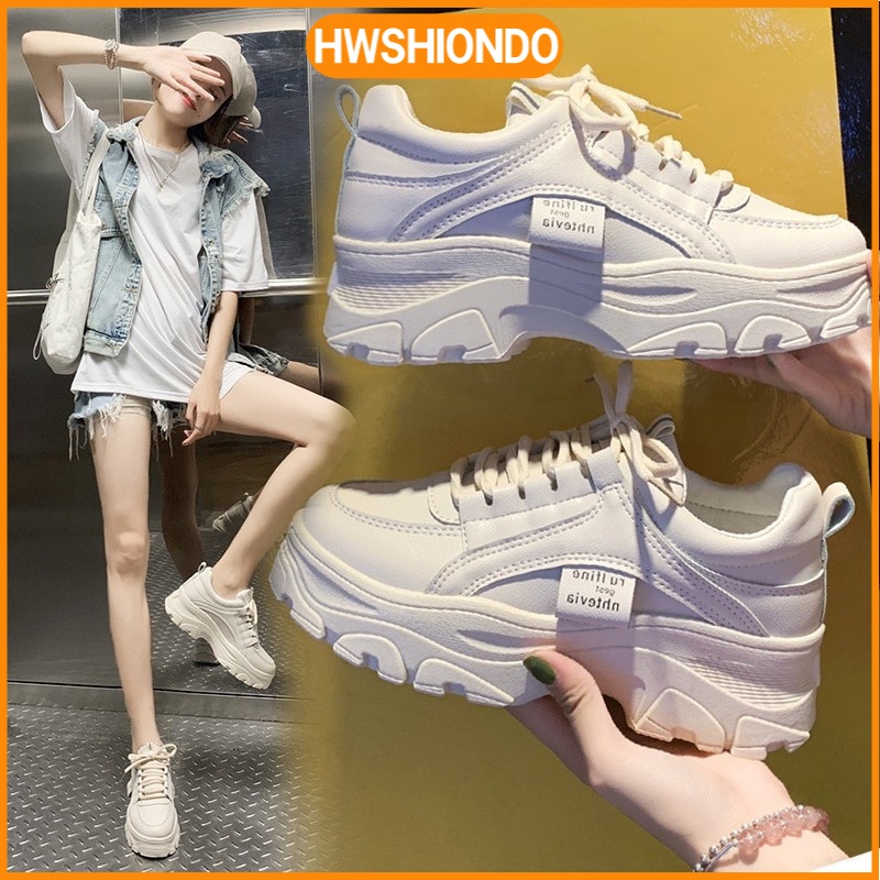 Giày thể thao cao 5cm phong cách năng động thời trang cho nữ