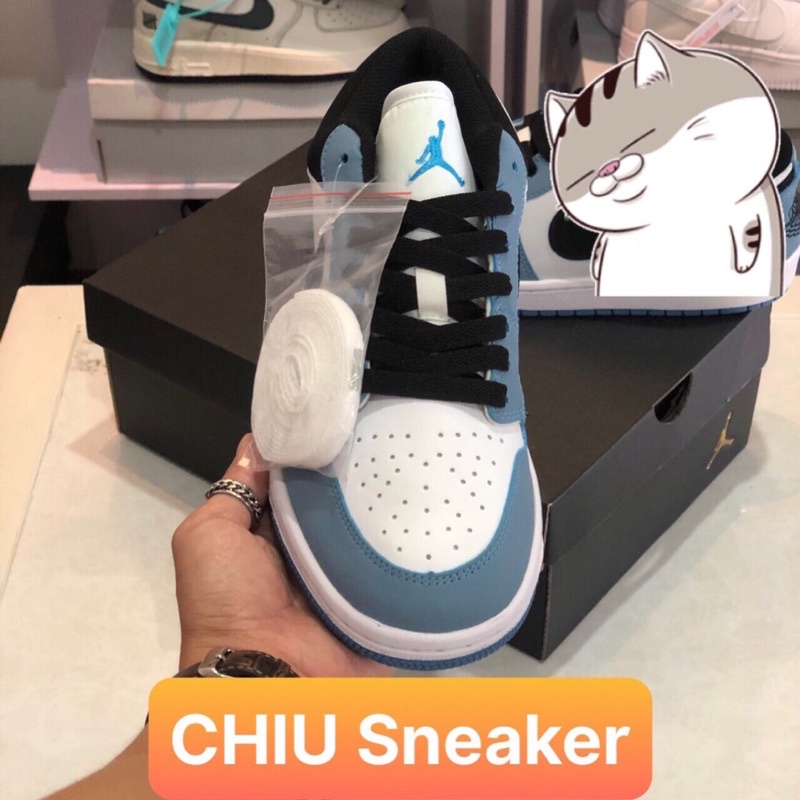 [ CHIU Sneaker ] Giày thể thao jd1 low blue phiên bản cao cấp giày sneaker jd1 low xanh dương