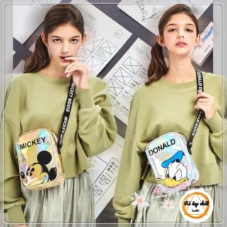 Túi xách nữ đeo chéo mickey & Donald
