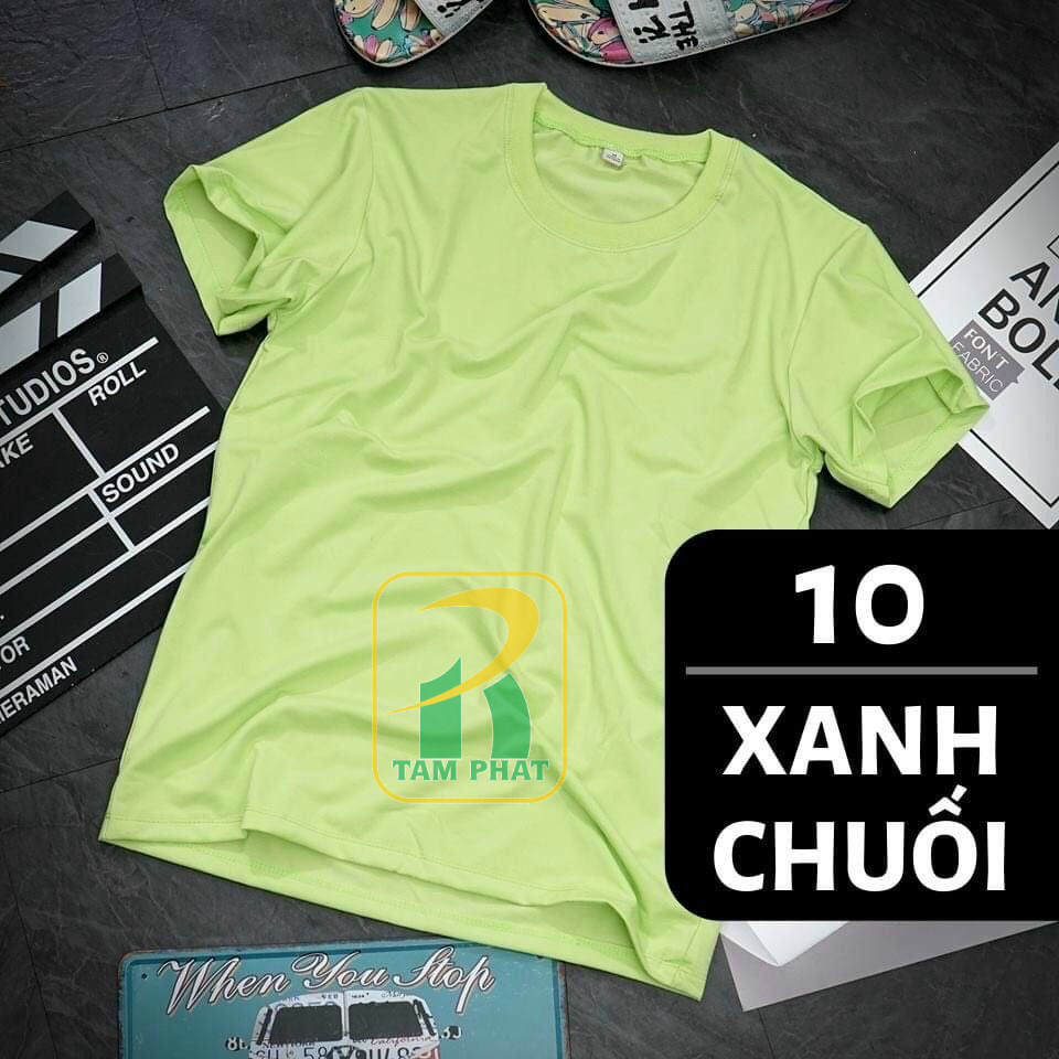 Áo thun in chuyển nhiệt lên hình sắc nét, may kỹ phom chuẩn tại SÓC SƠN