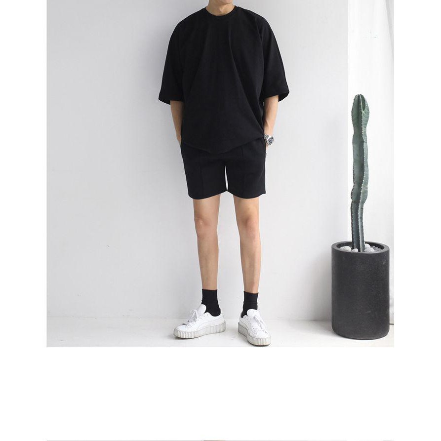 Áo thun trơn tay lỡ form rộng unisex Tiger.86 AFR96