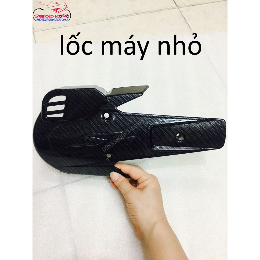 bộ combo 6 món Lốc máy nhỏ, che két nước, gác chân sau, bầu gió, dè trước sau, và ốp bô