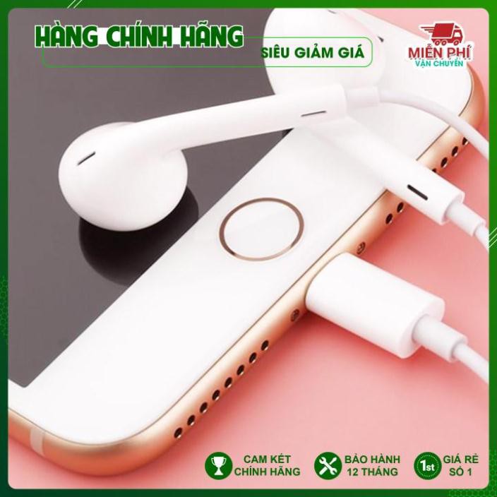 [Top tìm Kiếm] Tai nghe Iphone | Tai Nghe Iphone Có Mic | Cắm vào là dùng luôn | Tương Thích Từu Ip7 Trở Đi | 14003