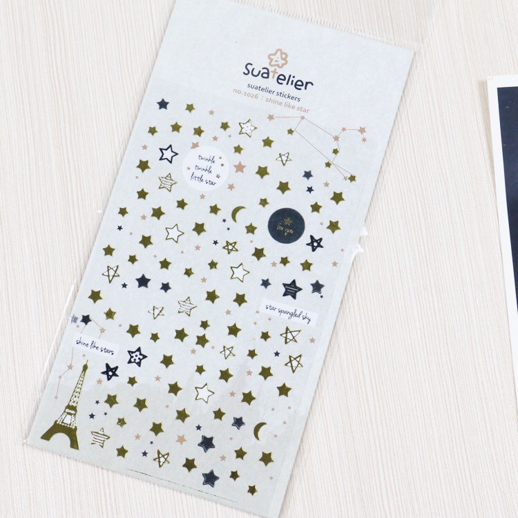 Sticker nhũ các vì sao (SN09)