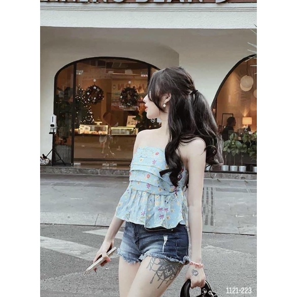 Áo Quây Hoa Nhí Chun Sau Siêu Xinh Có Ảnh Thật Kèm Video