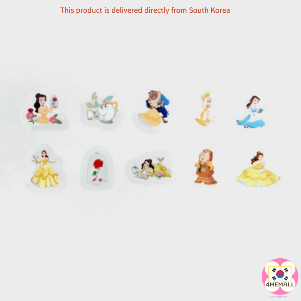 DAISO Bộ 60P Miếng Dán Trong Suốt Hình Công Chúa Disney Dùng Trang Trí Nhật Ký