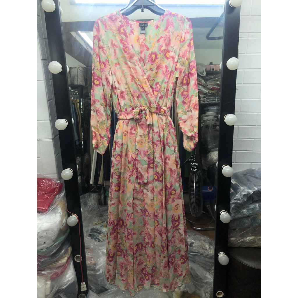 Váy maxi voan xuất Hàn dư xịn - 04 màu hoa xinh đẹp