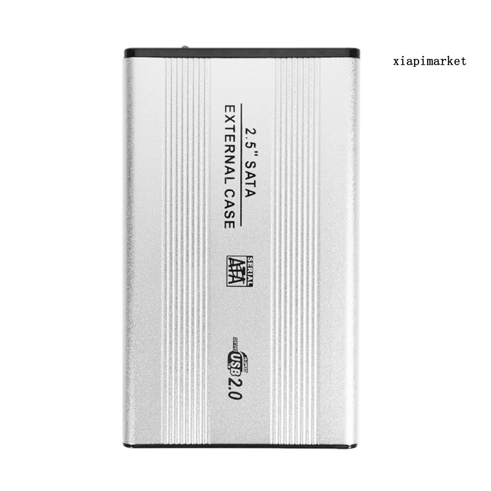 MAT_External USB 2.0 2.5inch SATA SSD HDD Enclosure Mobile Hard Disk Drive Case Box