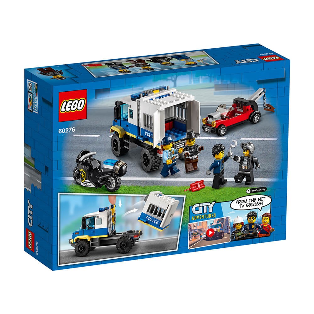 LEGO CITY 60276 Xe Cảnh Sát Vận Chuyển Tội Phạm ( 244 Chi tiết) Bộ gạch đồ chơi lắp ráp sáng tạo