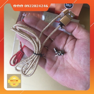 [CHÍNH HÃNG] CÁP SẠC NAM CHÂM – 3 ĐẦU SẠC : micro USB + Lightning + Tye C - DÂY DÙ BỀN ĐẸP