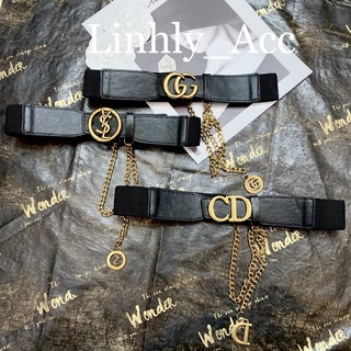 Belt xích đai váy da phối xích