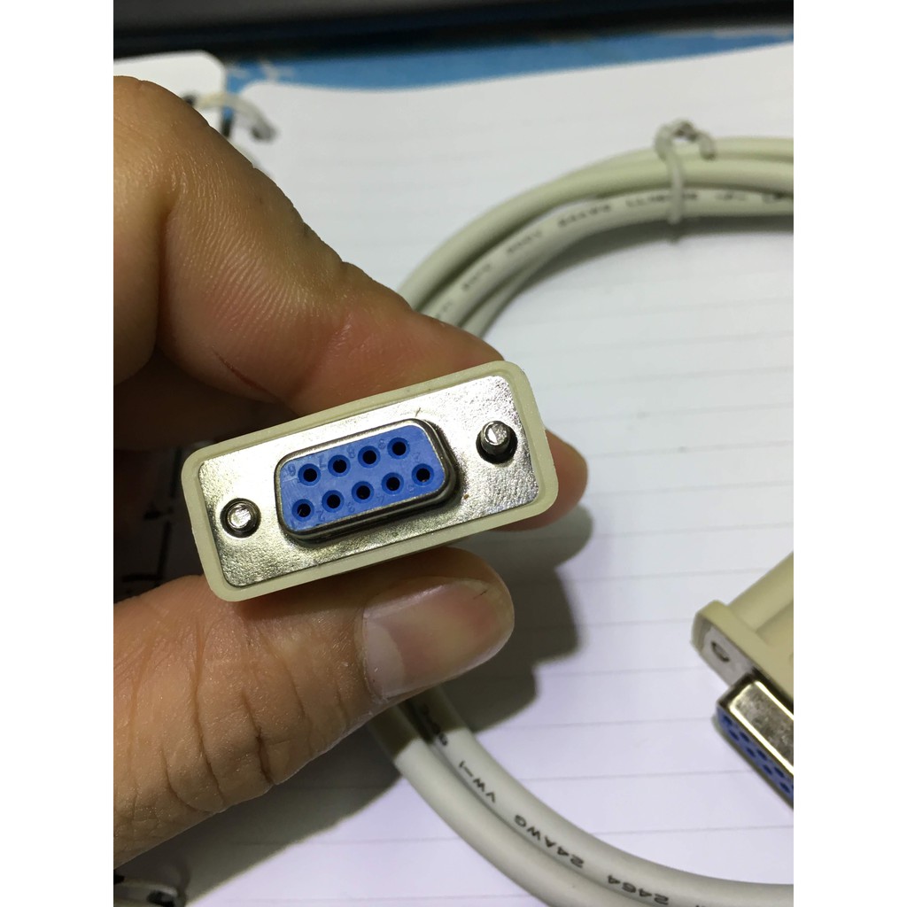 Cáp com RS232, 9 chân Cái-Cái 1,5m thẳng