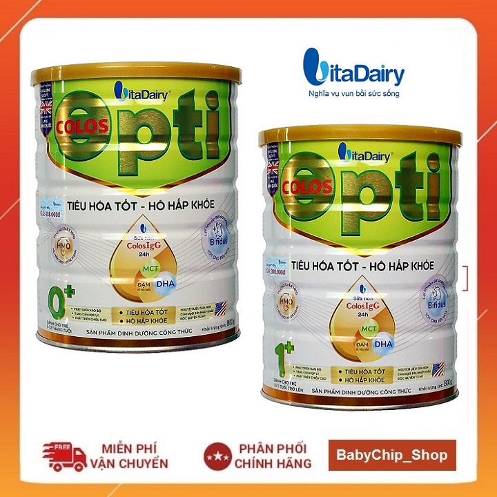 [Quét mã tích điểm] Sữa Colos opti 0+ 1+ 800g [Date 2024]