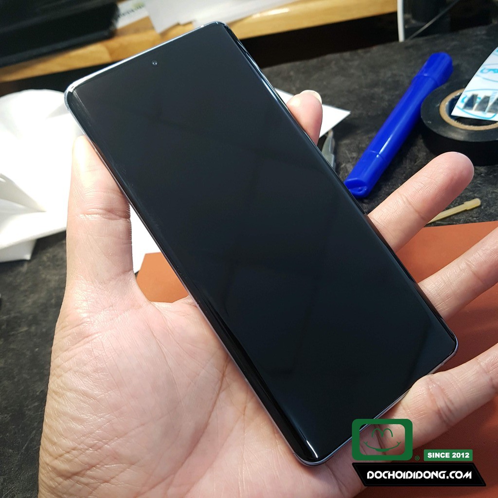 Miếng dán cường lực Vivo X60 Pro Zacase keo UV cao cấp