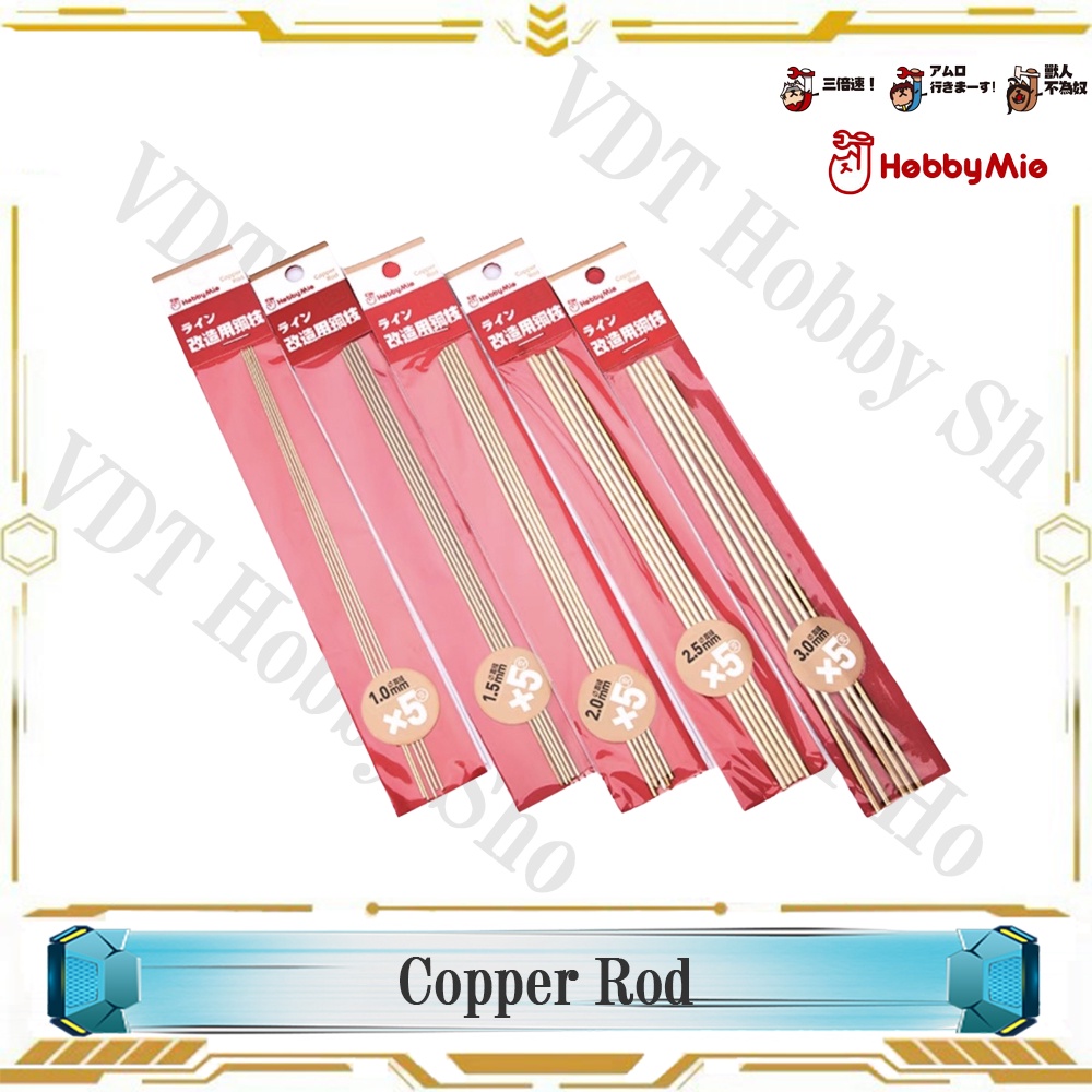 Hobby Mio: Set 5 thanh kim loại 20cm dùng mod mô hình