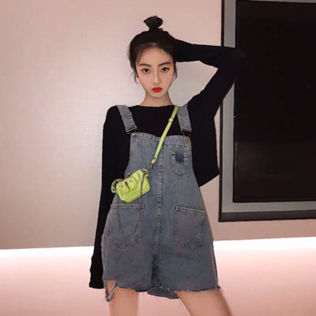 Quần yếm ulzzang | BigBuy360 - bigbuy360.vn