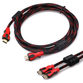 (CÓ SHIP HỎA TỐC) DÂY CÁP HDMI CHỐNG NHIỄU 25M (ĐEN PHỐI ĐỎ)