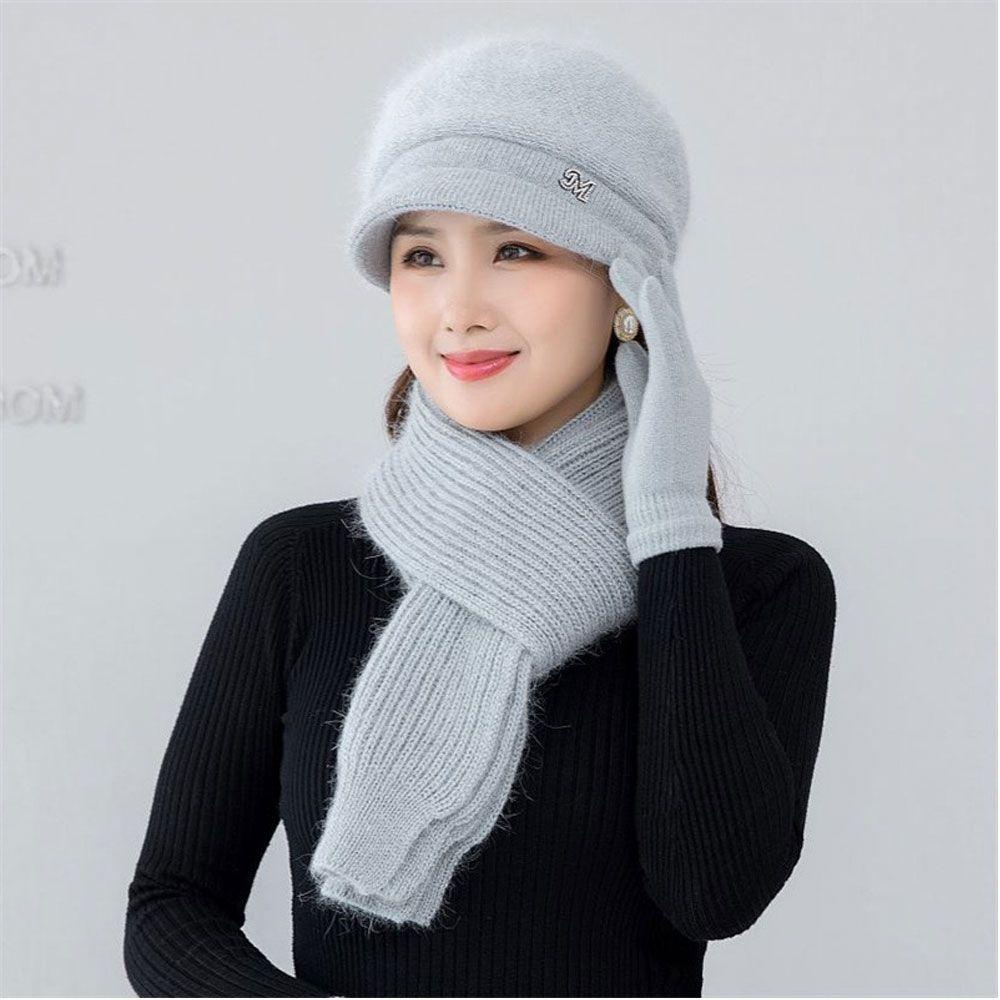 Găng Tay Đan Len Giữ Ấm Thời Trang Cho Nữ