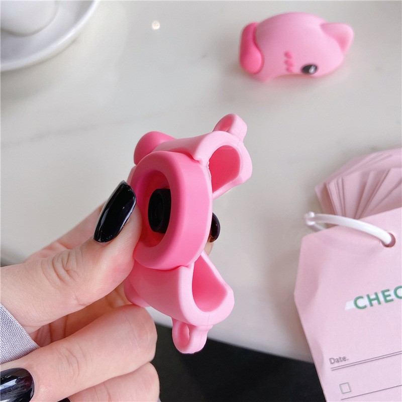 Bao Case Ốp Chống Shock Cho Airpods 1/ Airpods 2 / Airpods Pro Hình Máy Ảnh Heo Hồng.