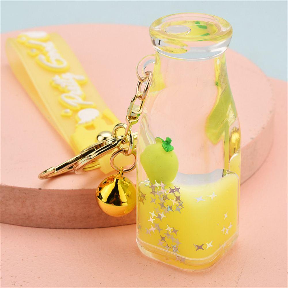 LANFY Móc Khóa Hình Chai Sữa Chua Độc Đáo