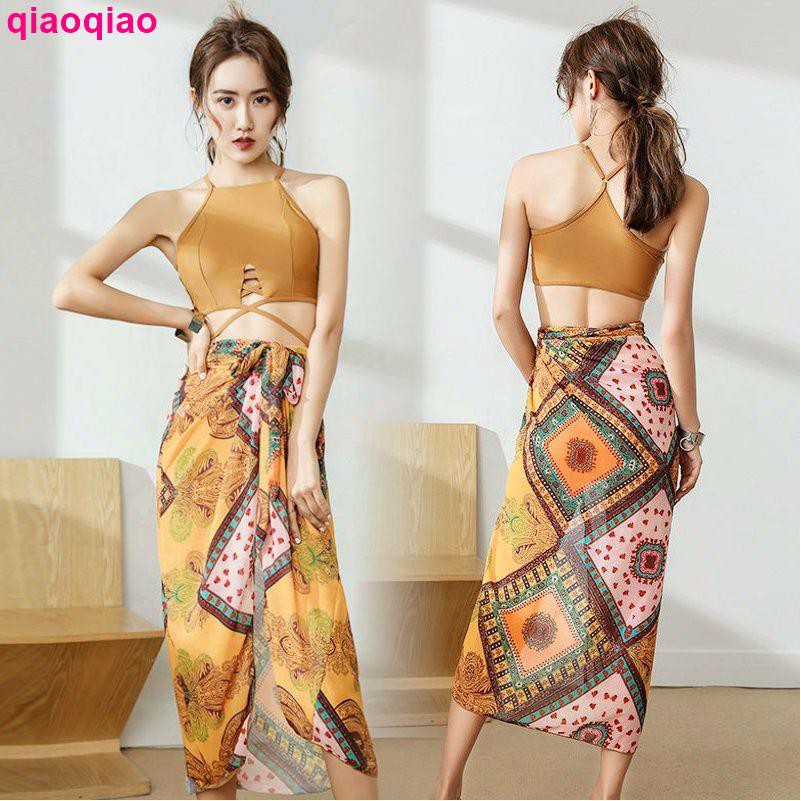 Set Đồ Bơi Kèm Áo Khoác Ngoài Xinh Xắn Dành Cho Nữ | BigBuy360 - bigbuy360.vn