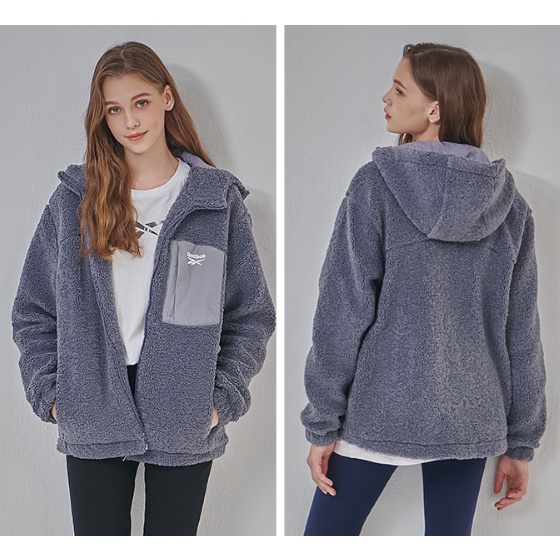 Áo Khoác ngoài giữ ấm mùa đông Hoodie Reebok dành cho Nữ