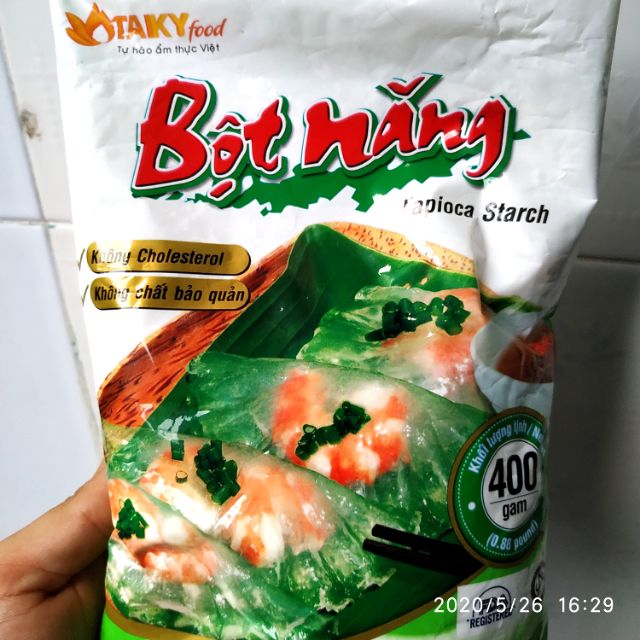 Bột năng, bột gạo - nấu chè, làm bánh, thạch củ năng - gói 400g | WebRaoVat - webraovat.net.vn