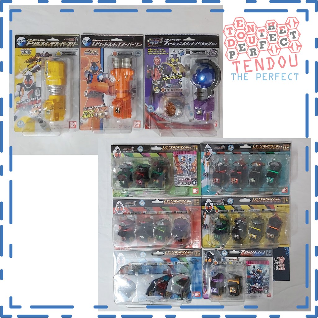 Đồ Chơi Astro Switch Hàng Mới Nguyên Hộp - Siêu Nhân Kamen Rider Fourze