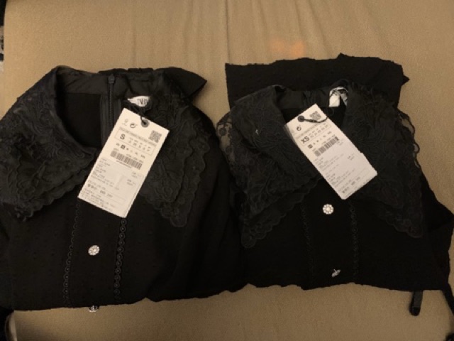 Váy zara xs hot trend cổ siêu xinh