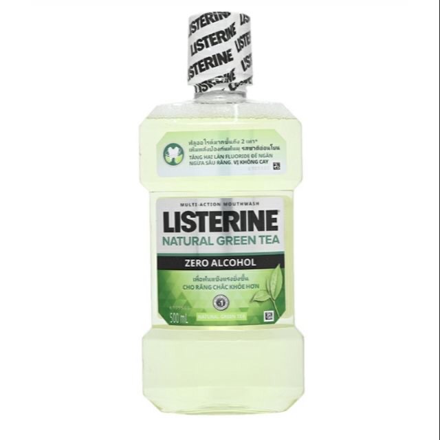 Nước súc miệng Listerine trà xanh 500ml