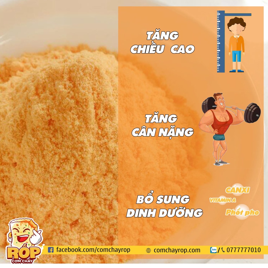 Cơm Cháy Rốp phô mai trứng muối loại 80 gram