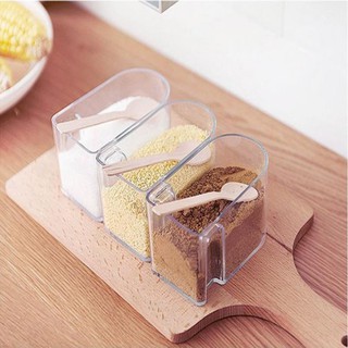 Khay đựng gia vị 3 tầng dán tường