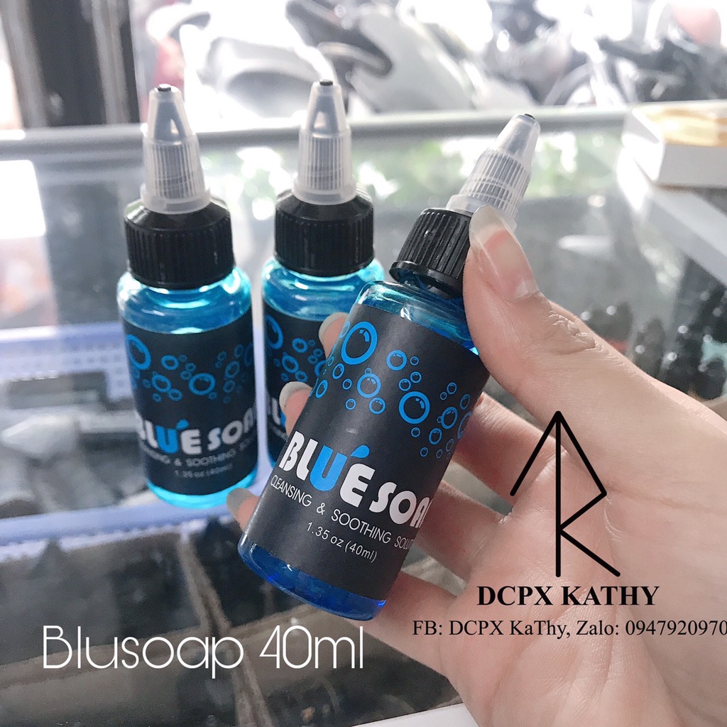 Dung Dịch Lau Rửa Vệ Sinh Hình Xăm Bluesoap 40ml