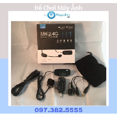 Mic thu âm không dây Wireless Microphone 2.4G - Bảo hành 06 tháng