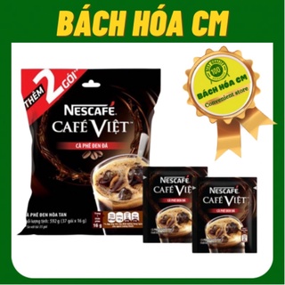 (Tặng thêm 2 gói) Cà Phê Đen Đá NesCafe Cafe Việt (35 gói x 16g )