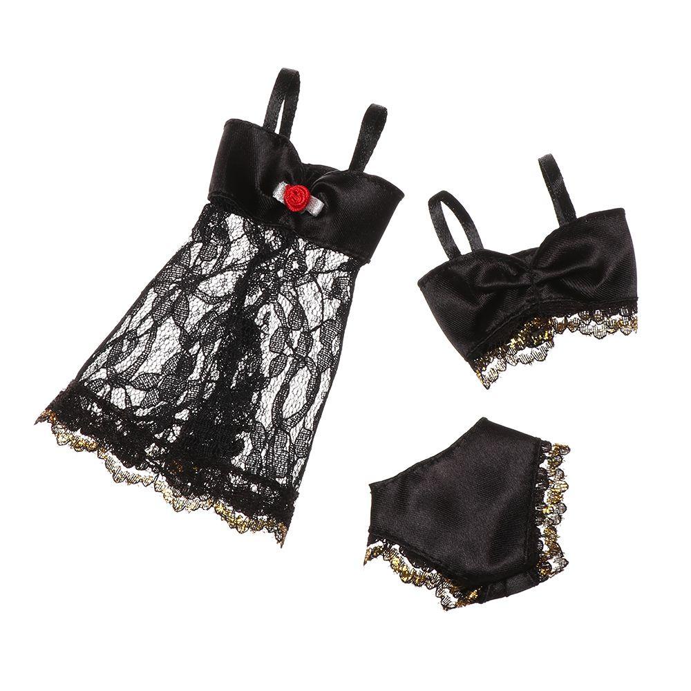 Set Đồ Ngủ 3 Trong 1 Thời Trang Cho Búp Bê