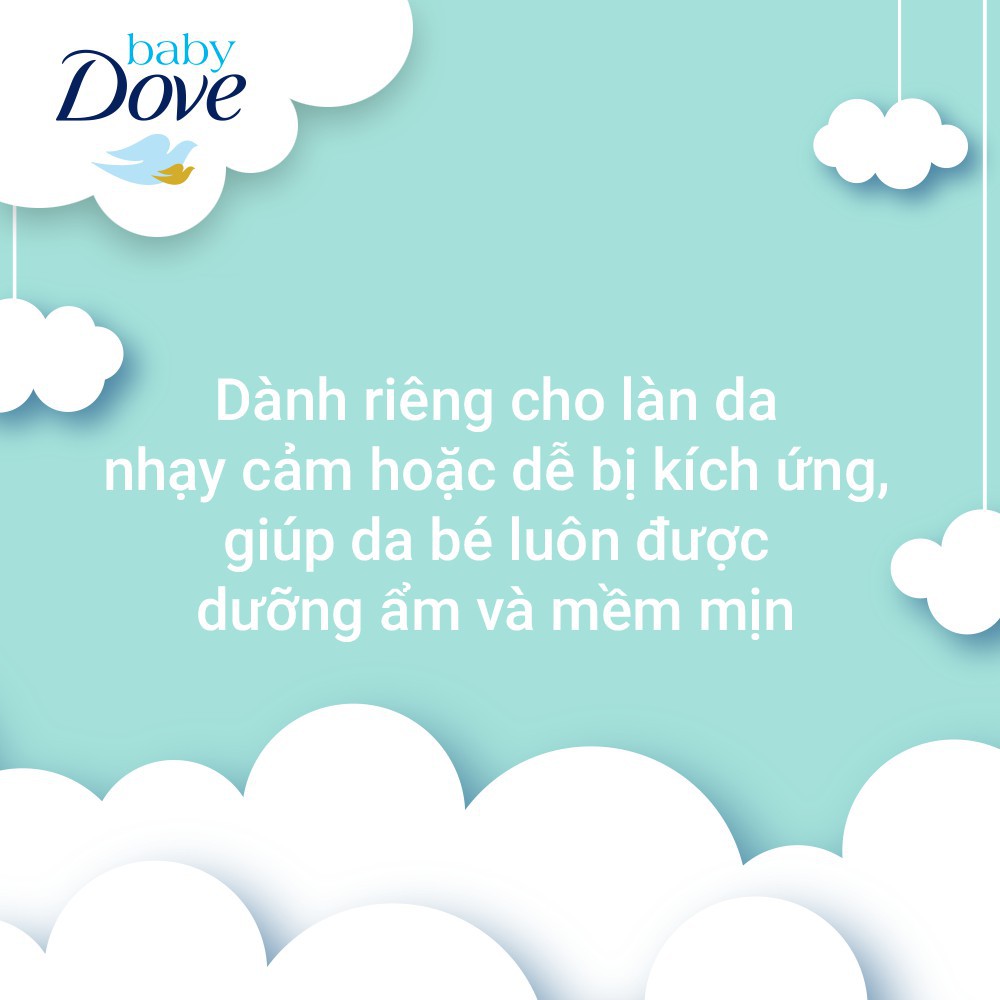 [MKB Gift] Sữa Tắm Gội Toàn Thân Baby Dove Cho Da Nhạy Cảm 200ml