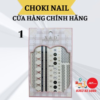 Sticker dán móng tay , nail sticker trang trí móng tay 1