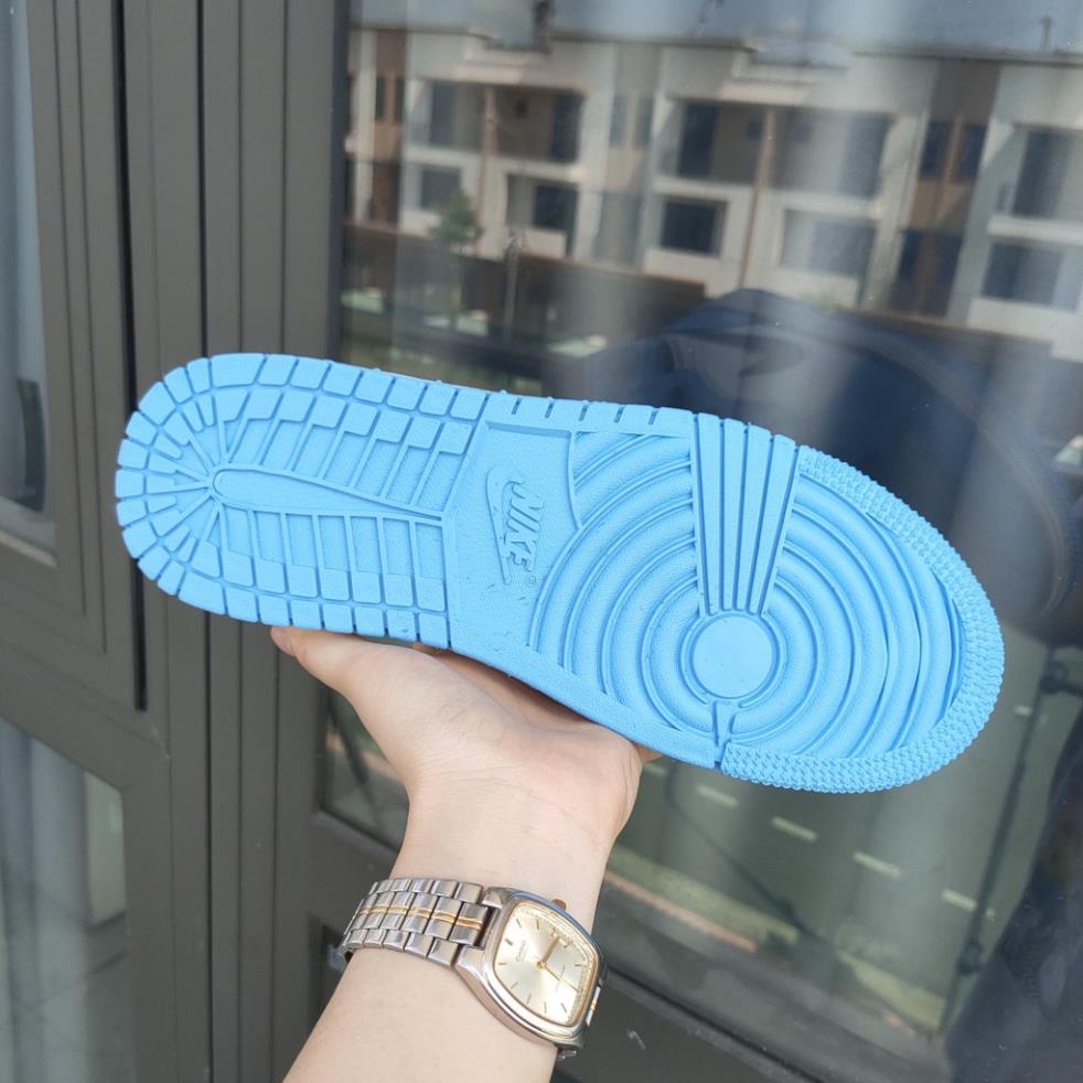 Giày 𝐒𝐢ê𝐮 𝐑ẻJordan Cổ Cao Xanh Da Trời, Giày Jordan Cao Cổ University Blue Hàng Cao Cấp Full Box + Bill