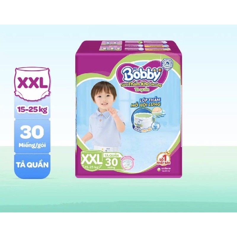 Bobby tã quần XXL28 miếng
