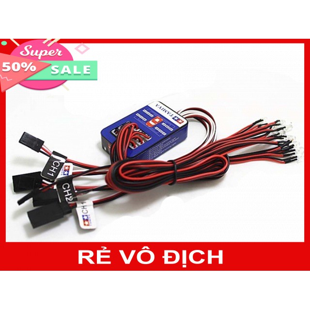 Đèn led tamiya 12 bóng cho xe điều khiển chạy xăng và điện