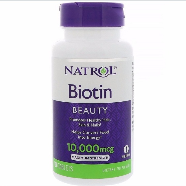 Viên Uống Biotin Mọc Tóc, Giảm Rụng Natrol 100 viên