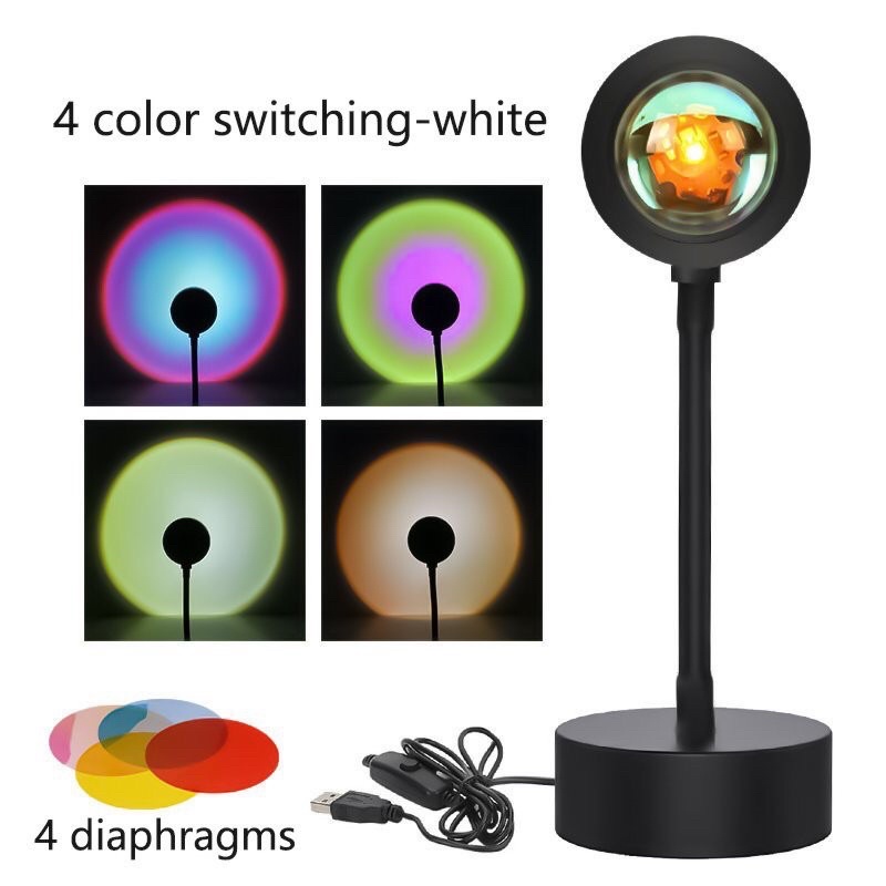Đèn chụp hình, quay Tik Tok 16 màu RGB xoay 360 độ kèm điều khiển